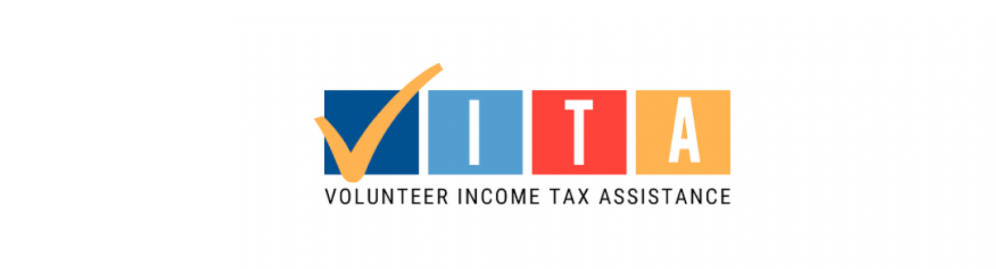 Logo for VITA, the Volunteer Income Tax Assistance Program